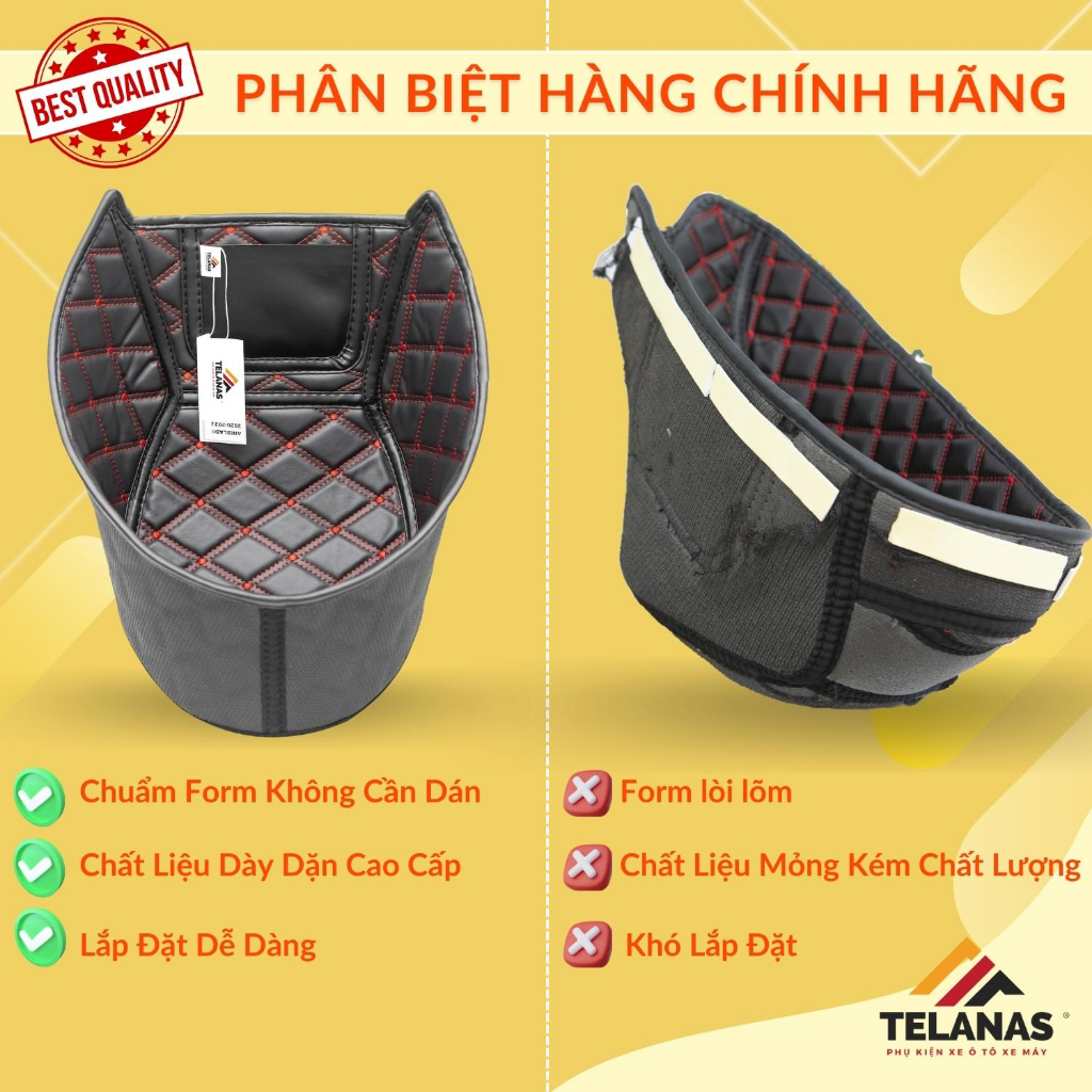 Lót Cốp Da Cách Nhiệt cho dòng Xe HONDA LEAD 110 2008-2012 chống sốc, chống thấm nước, tránh trầy xước