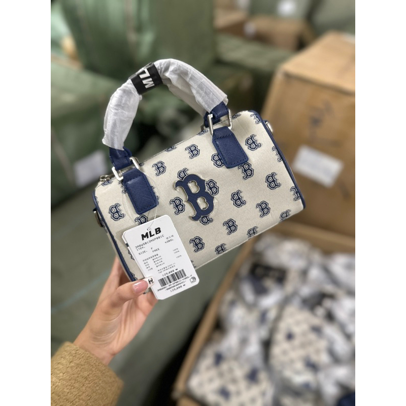 Túi trống mlb xanh B siêu hot sang chảnh 2023 20cm