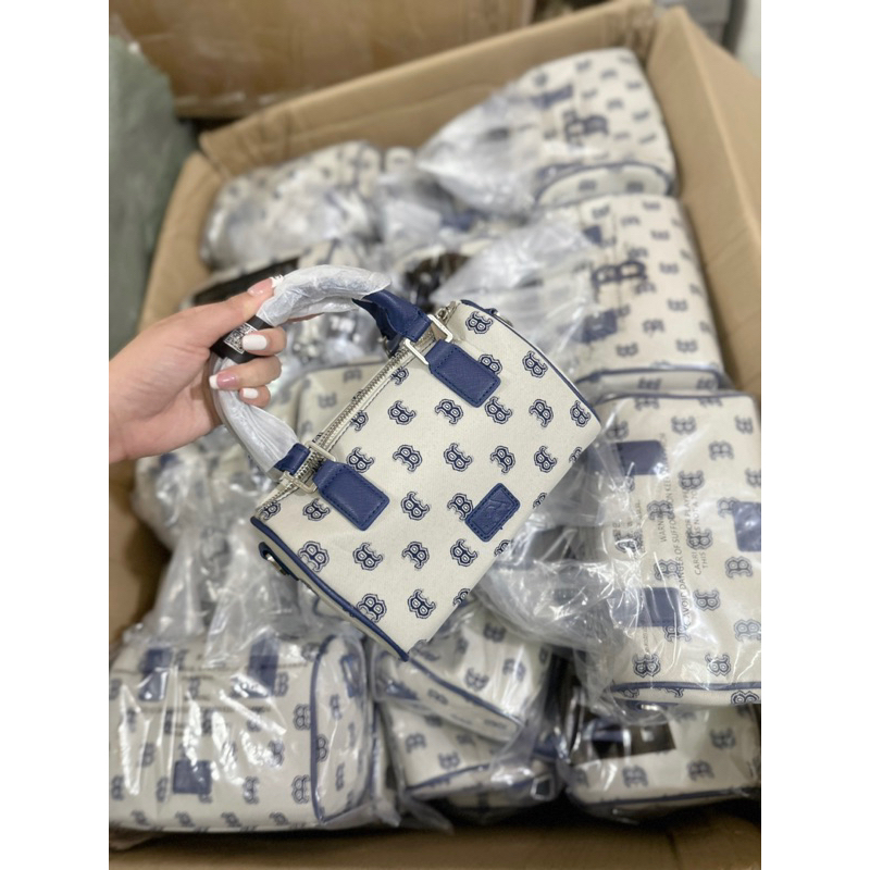 Túi trống mlb xanh B siêu hot sang chảnh 2023 20cm