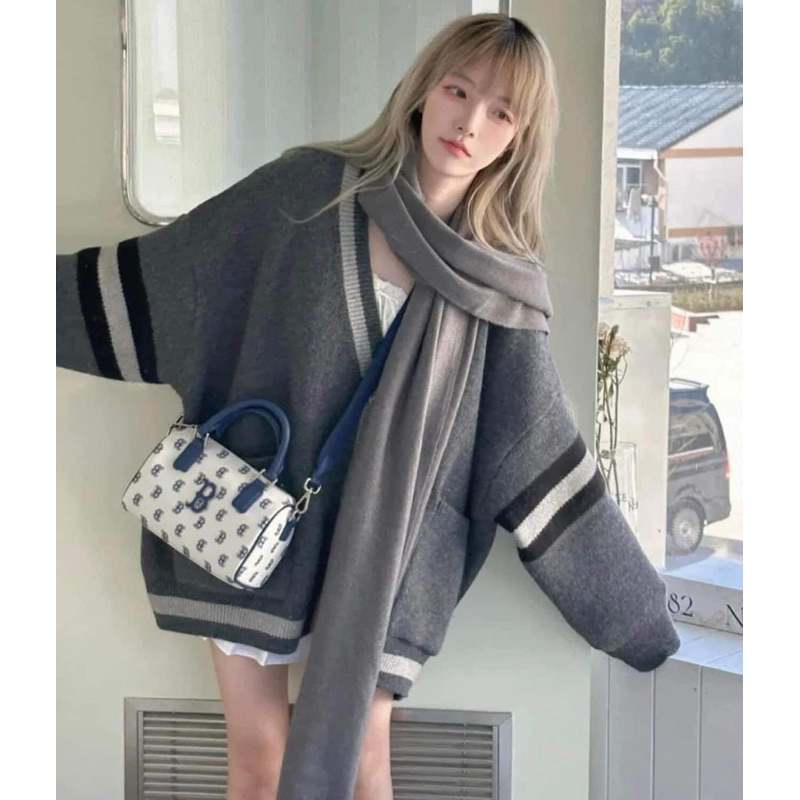 Túi trống mlb xanh B siêu hot sang chảnh 2023 20cm