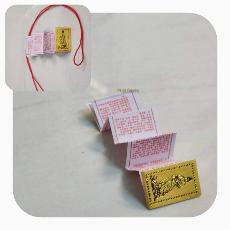 Dây chuyền Chú Lăng Nghiêm hình Phật Bà Quan Âm
