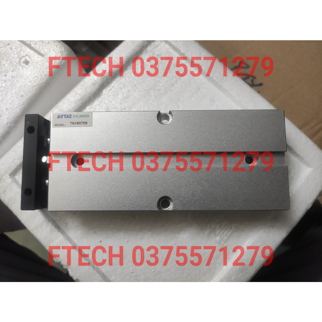 Xylanh Airtac TN16x75S, TN16*75S TN16-75S Xy lanh 2 ty Airtac TN TN10 TN16 TN20 TN25 TN32 dẫn hướng