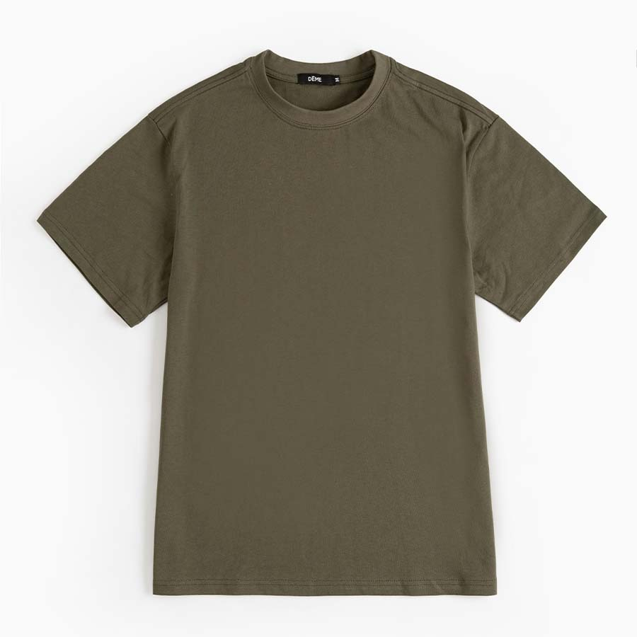 Áo Thun Oversize Nam Nữ Màu Xanh Lính