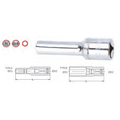 TOOLKING_Đầu tuýp dài 3/8_AW000608-AW000624