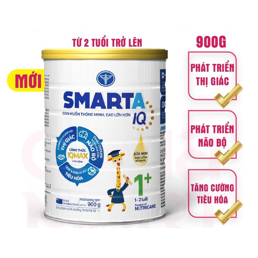 Combo 2 lon Sữa Smarta IQ 0+ 1+ 2+ 900g