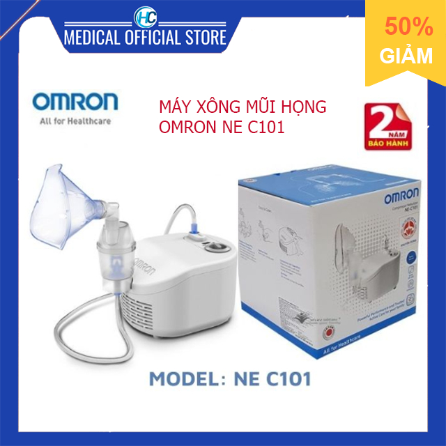 Máy xông khí dung, máy xông mũi họng Omron NE-C101 ( NEC 101 )