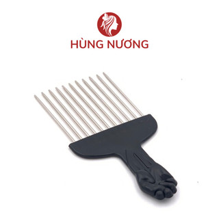 Lược Xỉa Tạo Phồng & Chải Pomade Cao Cấp Afro Pick, Dụng Cụ Uốn Tóc Premlock