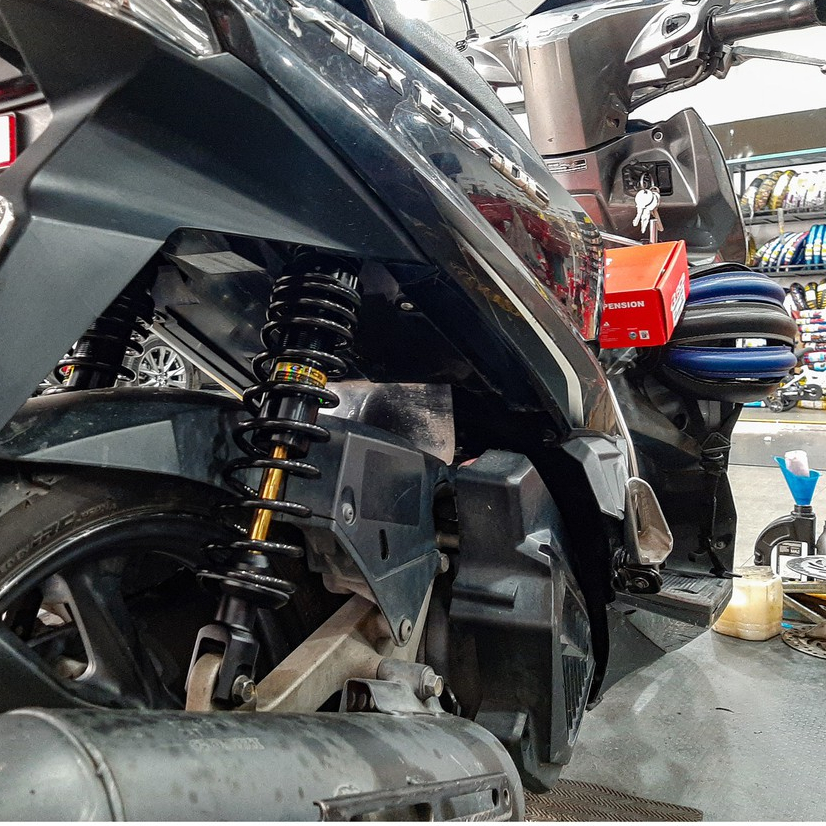 Phuộc RCB C Series ty vàng cho Air Blade. Chính hãng. BH 12 tháng