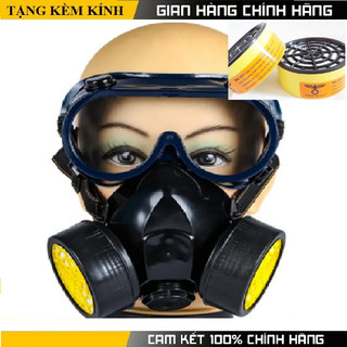 Mặt nạ phòng độc , mặt nạ chống độc kèm kính