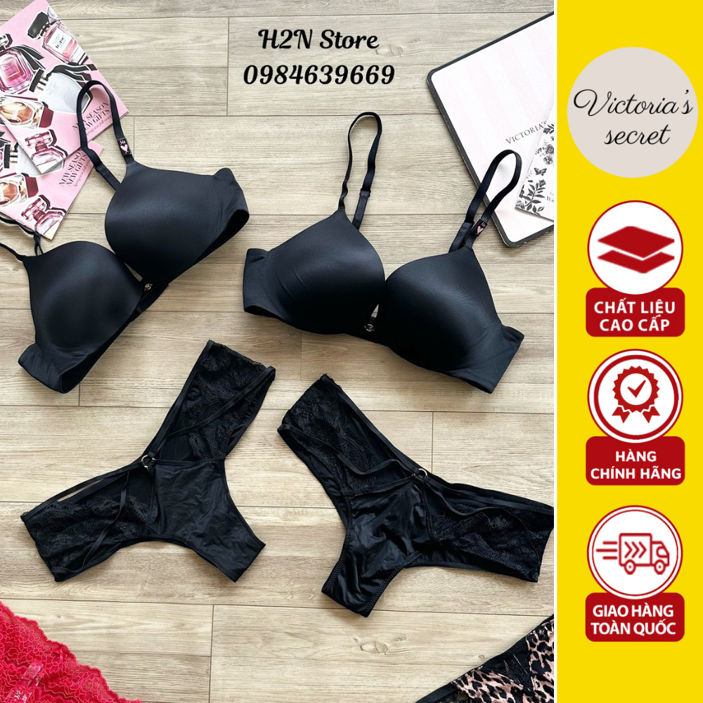 Áo Lót Victoria’s Secret Trơn, Gọng Ẩn 3 Màu, Nâng Ngực Mút Vừa Hàng Mỹ, Nâng Đỡ Tốt Và Thoải Mái