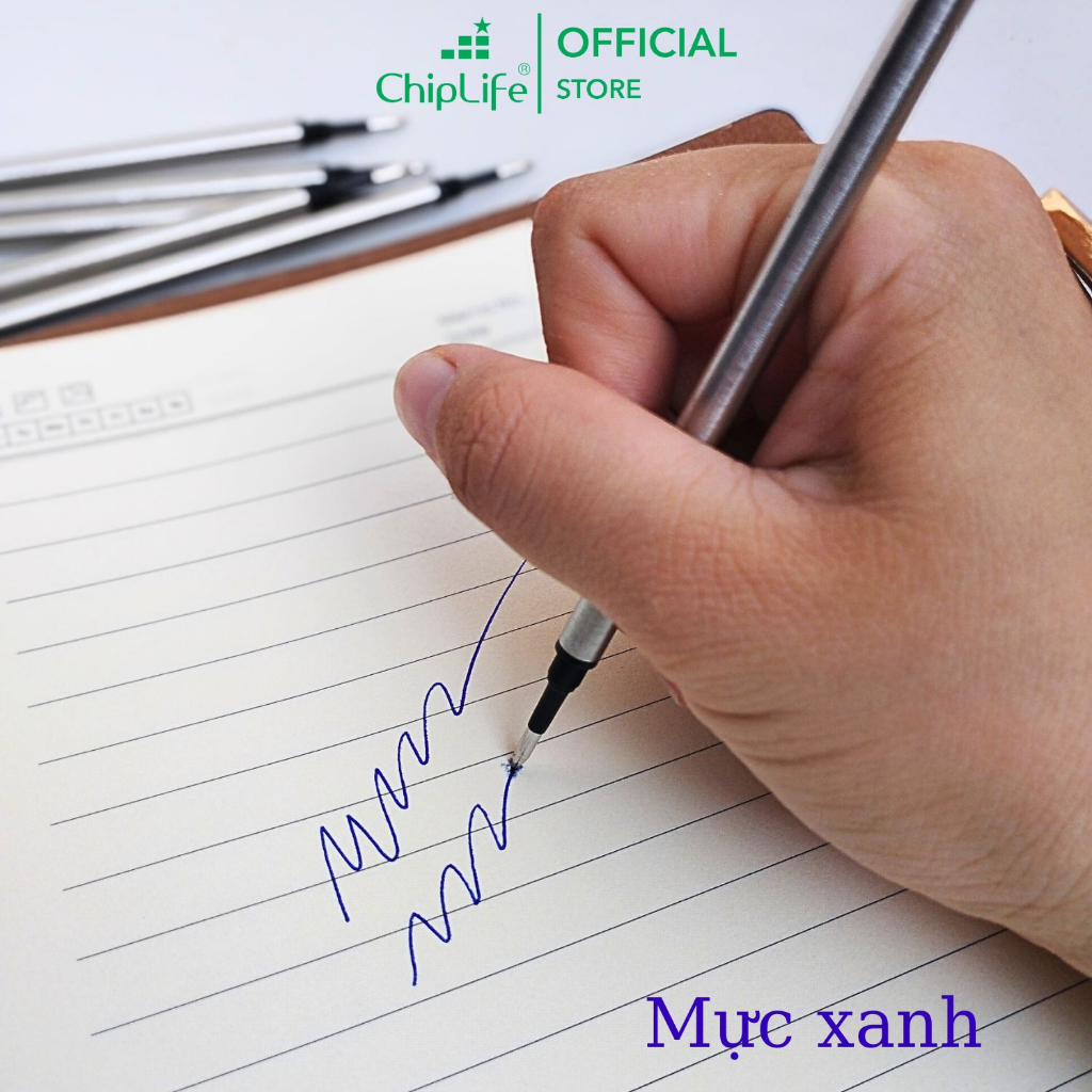 1 Ruột bút ký chuyên dụng cho bút picasso CHIPLIFE 0.5mm mực xanh PI05