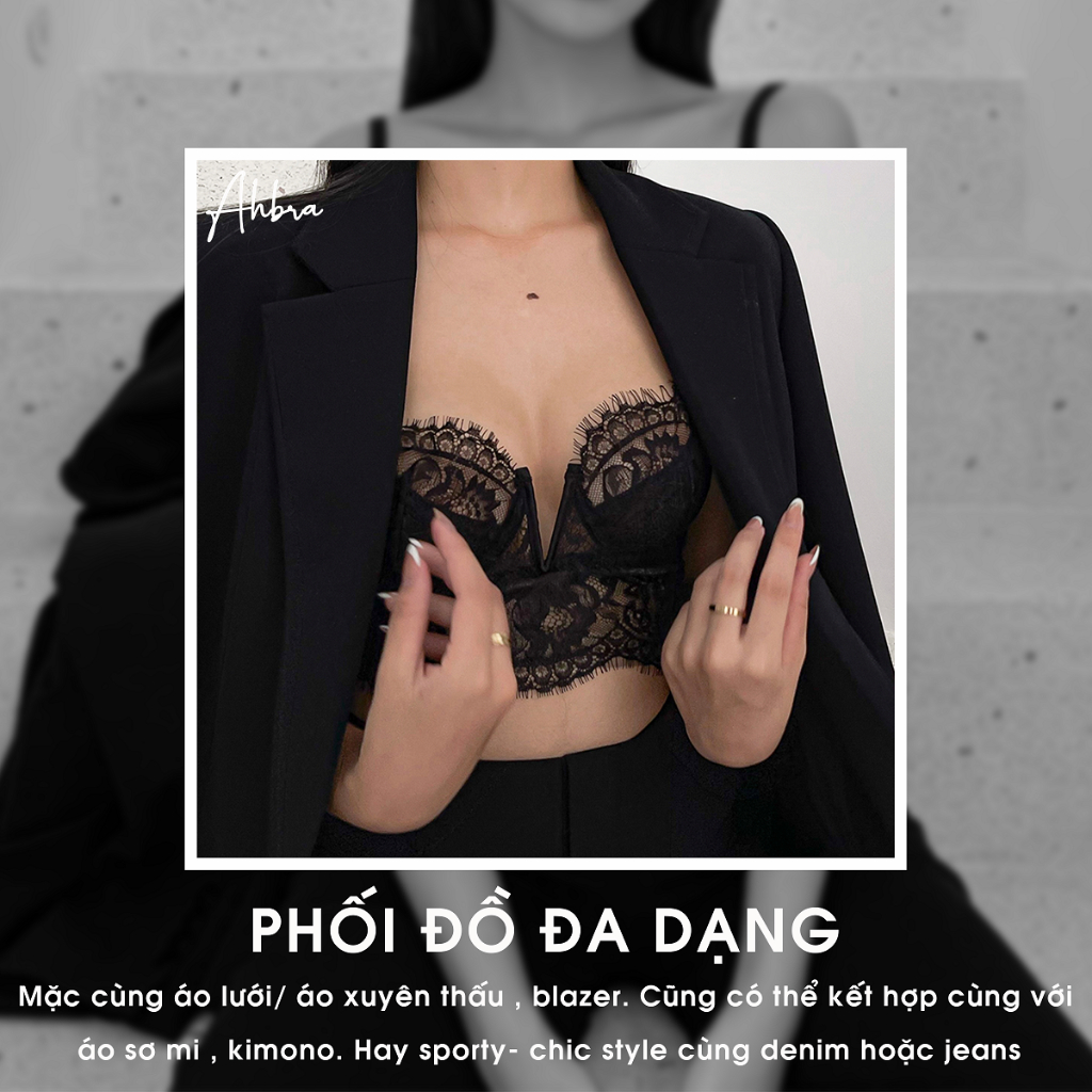 Set Đồ Lót Nữ Ren Có Gọng Không Mút AHBRA G64 Quần Lót Lọt Khe Sexy Tôn Mông Quần Đùi Che Khuyết Điểm 30 Ngày Đổi Trả | BigBuy360 - bigbuy360.vn