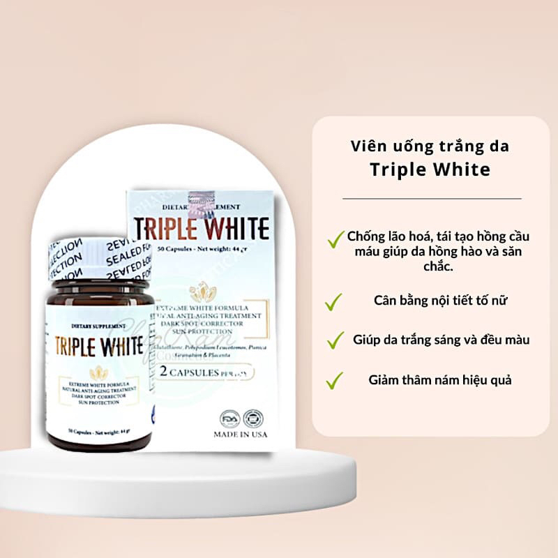 viên uống Triple White