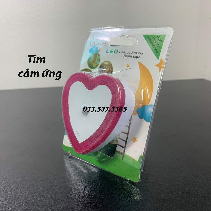 Đèn ngủ treo tường, đèn ngủ led cắm điện cảm ứng tự động bật tắt