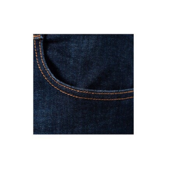Quần Jean Nam Quần Bò Hàng Hiệu Cao Cấp Owen QJS230147 Ống Slim Fit Màu Xanh Đậm Chất Liệu Cotton Spandex Đàn Hồi Tố