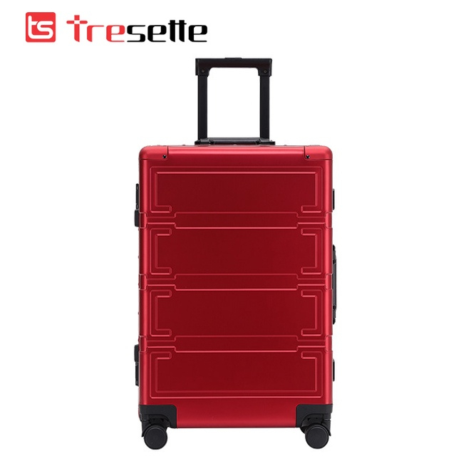 Vali kéo du lịch cao cấp chất liệu hợp kim nhôm nguyên khối nhập khẩu Hàn Quốc Tresette TSL-2128 size 20