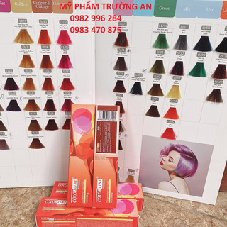 Bảng màu nhuộm tóc colorline