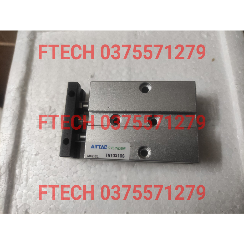 Xylanh Airtac TN10x10S, TN10*10S, TN10-10S, Xy lanh 2 ty Airtac TN TN10 TN16 TN20 TN25 TN32 dẫn hướng