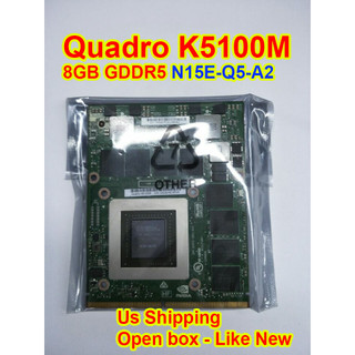 Nvidia quadro k5100m 8gb gddr5 video card k5100m for dell m6700 m6800 hp 8740 8760 8770 hp zbook 15 17 g1 g2