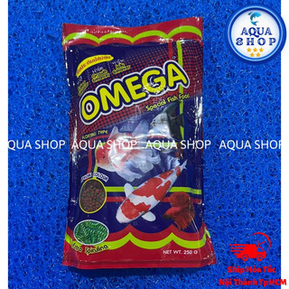 Thức Ăn Cho Cá Cảnh OMEGA Hạt Nhỏ Nhiều Màu 250g
