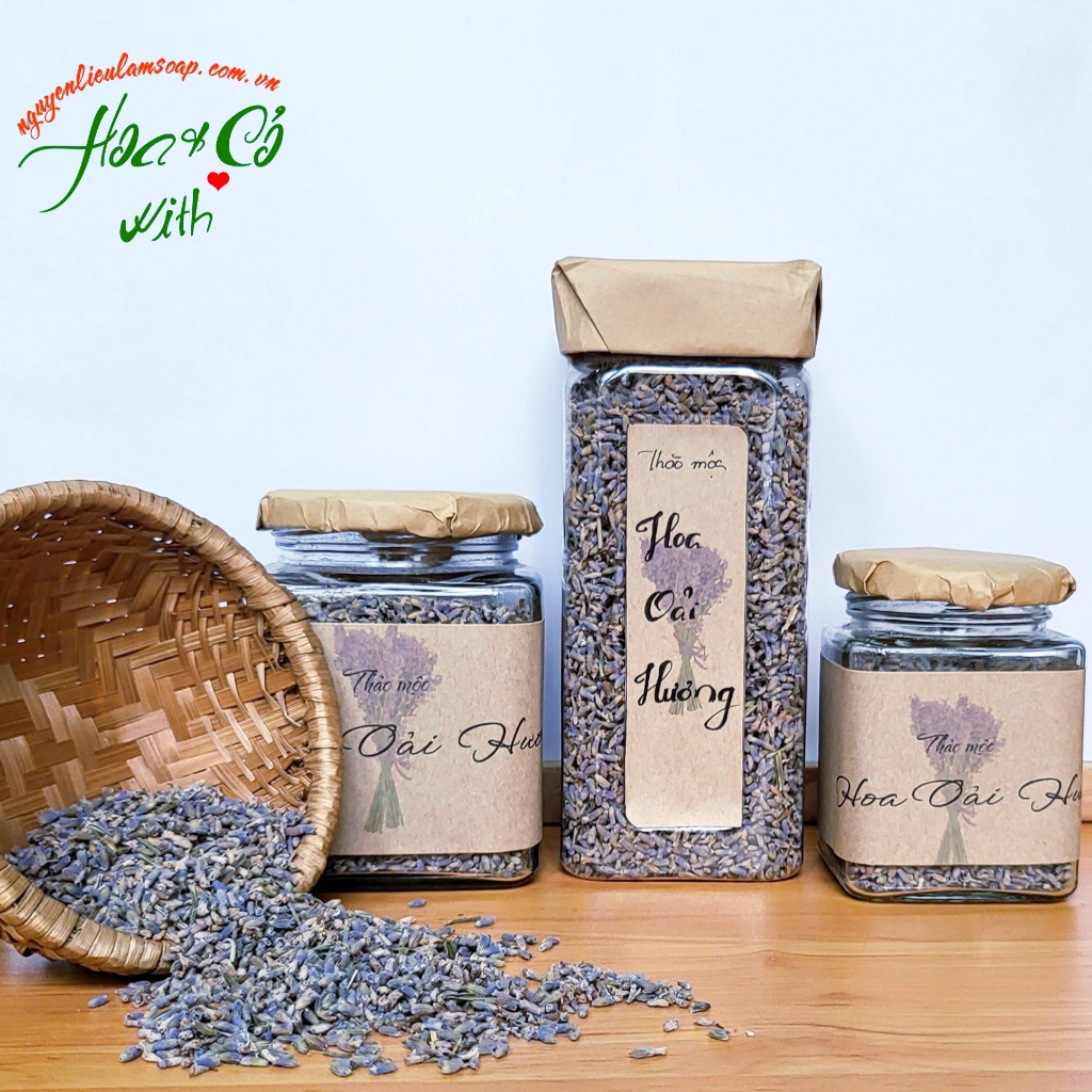 (HỎA TỐC HCM) NỤ HOA OẢI HƯƠNG (DRIED LAVENDER)