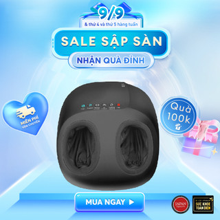 Máy massage chân khí nén cao cấp 3in1 kèm nhiệt Homedics FMS-360 HT Beauty massage chuyên sâu giảm đau nhức bàn chân