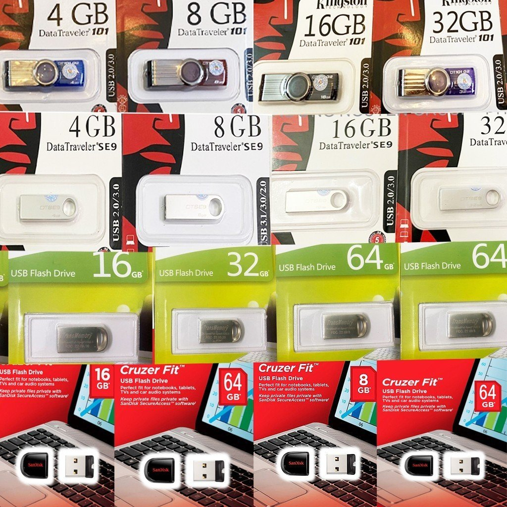 Usb Kingston Bảo hành 5 năm 128g 64gb 32gb 16gb 8gb 4gb 2gb nhỏ gọn Dtse9 Dt101 Cz33 U202