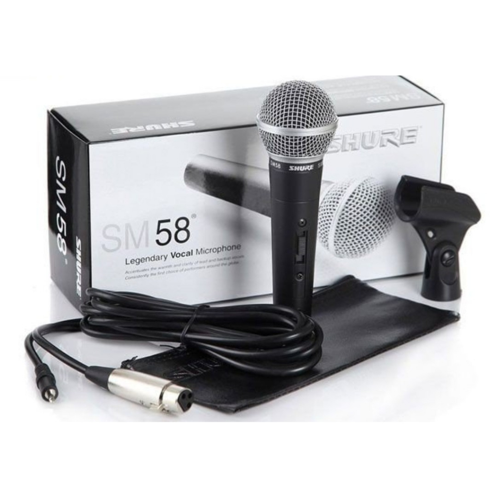 Micro có dây Shure SM-58, mic hát karaoke hay