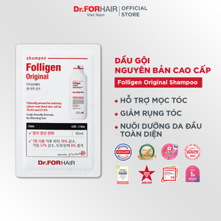 Combo gói dầu gội giảm rụng, giữ ẩm Dr.FORHAIR FOLLIGEN ORIGINAL SHAMPOO 10ml