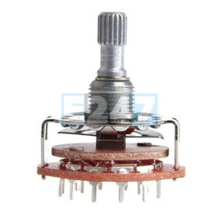 Công tắc xoay ct-4r2 4 chế độ 2 cực