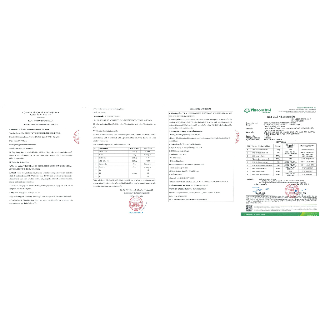 Gel Năng Lượng Dạng Nước Cho Sự Bền Bỉ GU Liquid Energy 60g