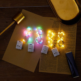 Đèn Led Trang Trí Fairylight Đom Đóm Trang Trí Hộp Quà, Bàn học, Decor Dùng Pin 1 Mét, 2 Mét, 3 Mét