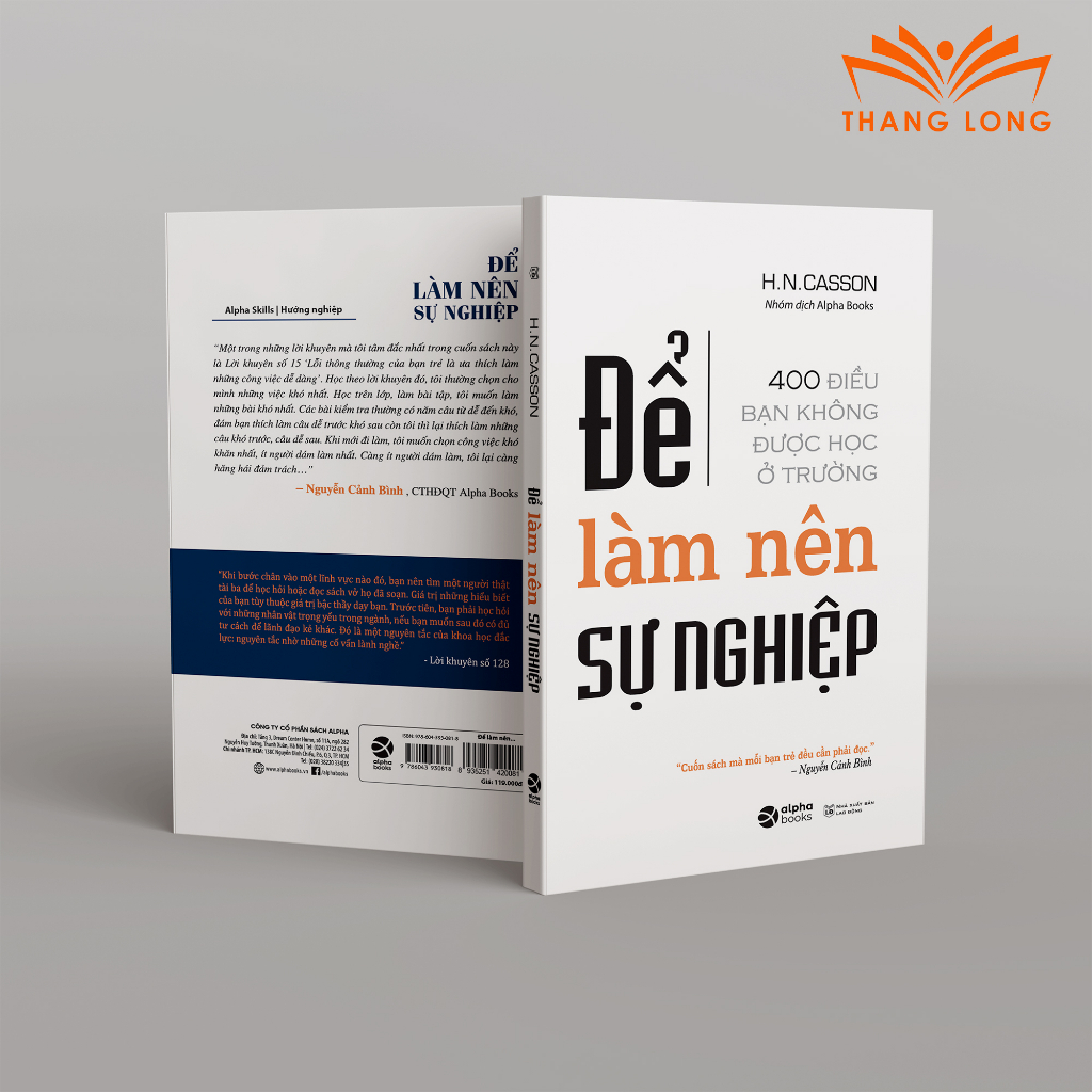 Sách - Để làm nên sự nghiệp