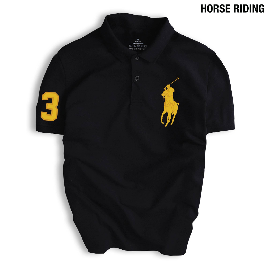 Áo thun POLO nam HORSE RIDING cao cấp, chuẩn form, trẻ trung, thanh lịch