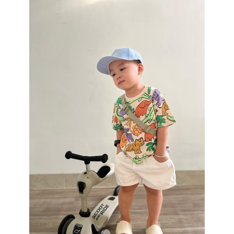 Áo phông cộc tay cho bé HM auth