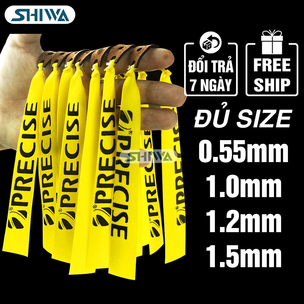 Dây Ná Cao Su Cao Cấp Siêu Bền Giá Rẻ - Thun Ná Cao Su Usopp/Super Hunter/Precise Full 1-2 Lớp 0.55-1.5mm Chạc 7 8 SHIWA