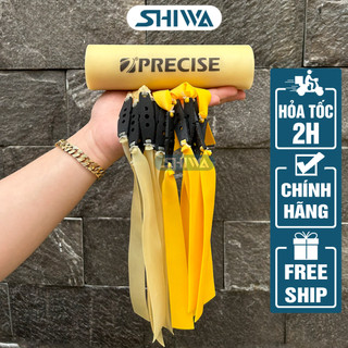 10 dây thun cao su cao cấp chính hãng precise siêu bền - thun cao su v3 0.65mm cột sẵn shiwa