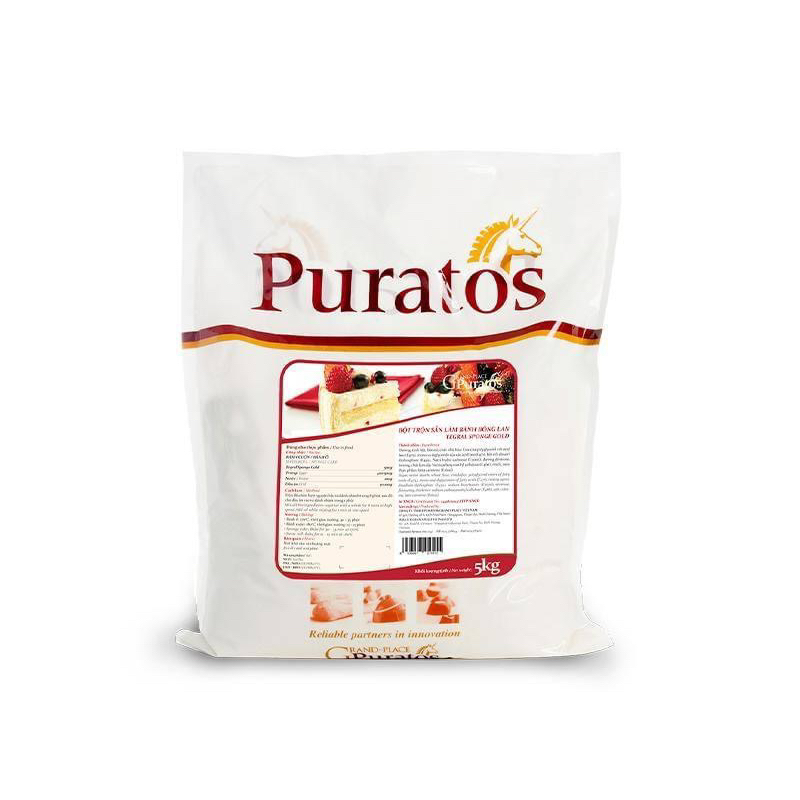 bột trộn sẵn bánh bông lan Puratos 1kg