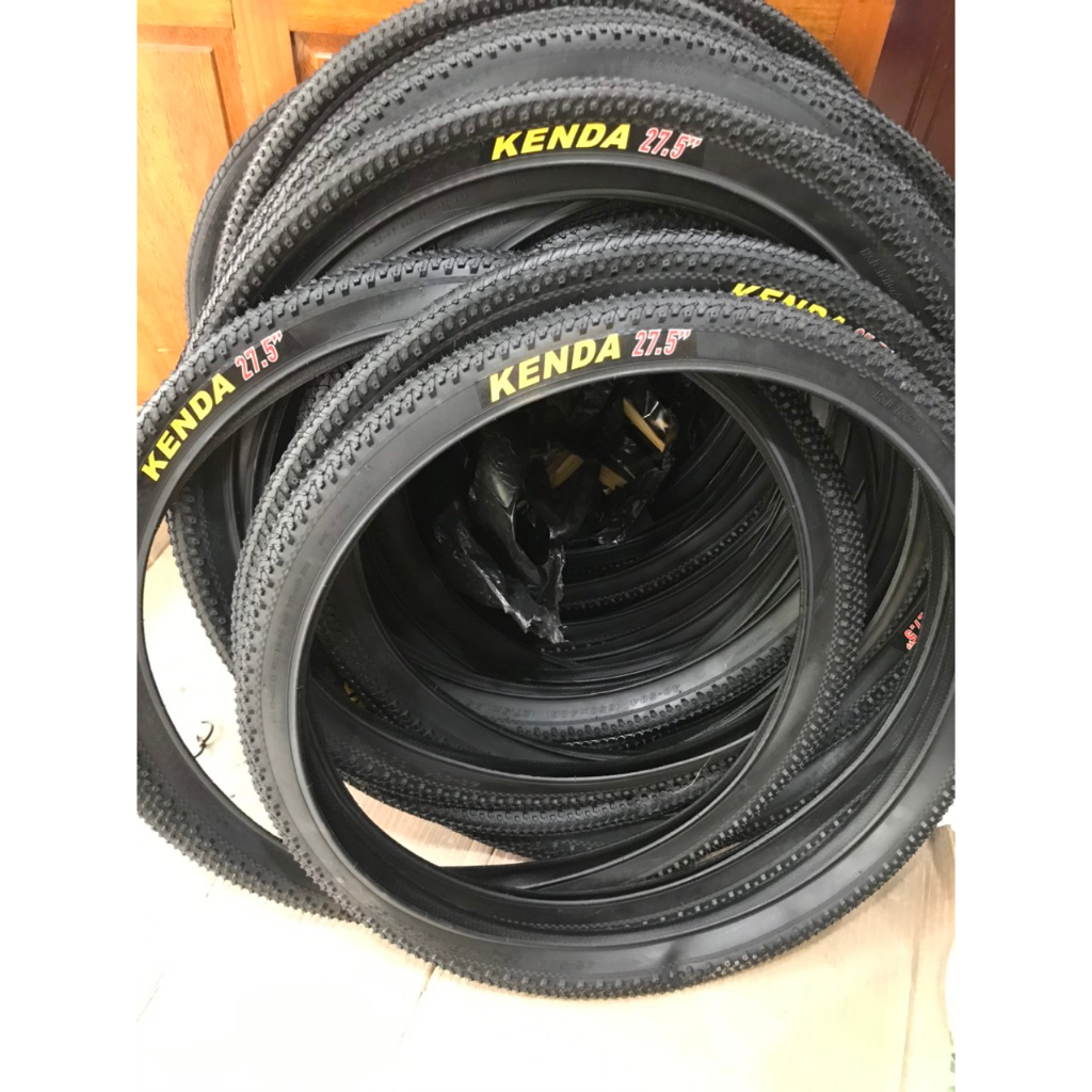 Vỏ Lốp Xe Đạp Kenda Chữ Vàng Cỡ 27.5x 1.95 Loại Tốt Chính Hãng