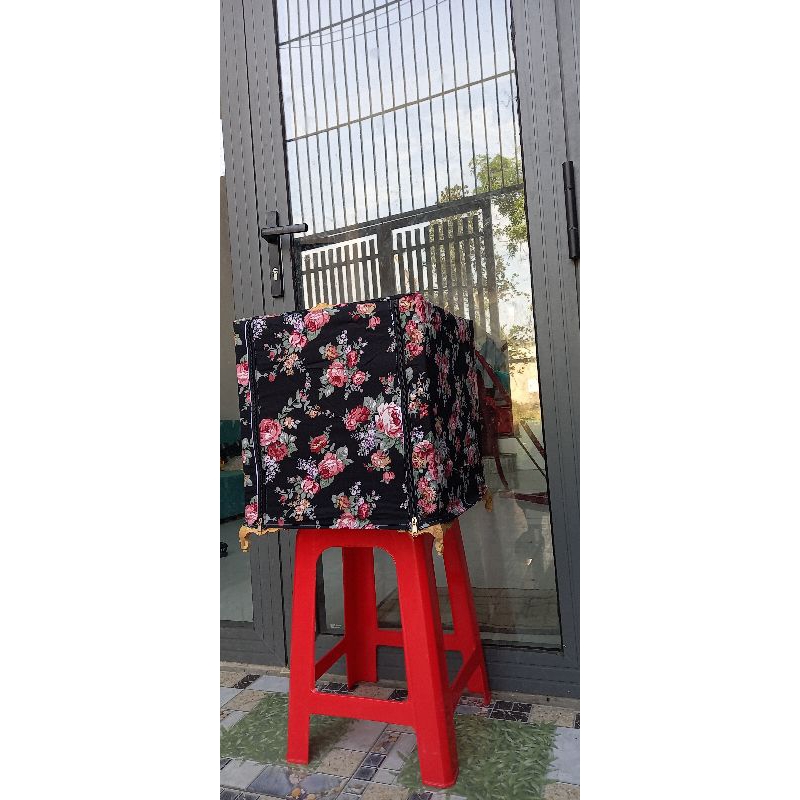 Áo lồng vuông chào mào size 35_36_37cm  vải kate hoa đẹp