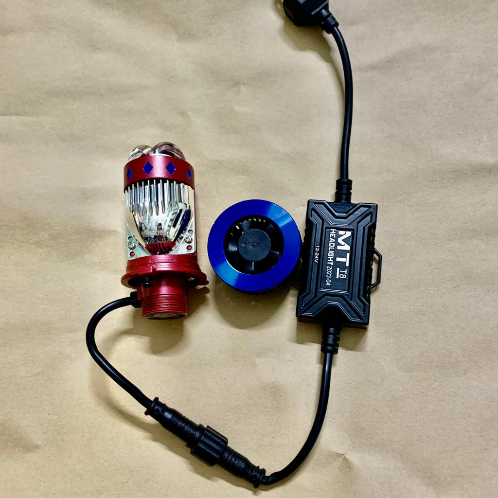 Đèn led bi T8 chân H4 có trợ pha