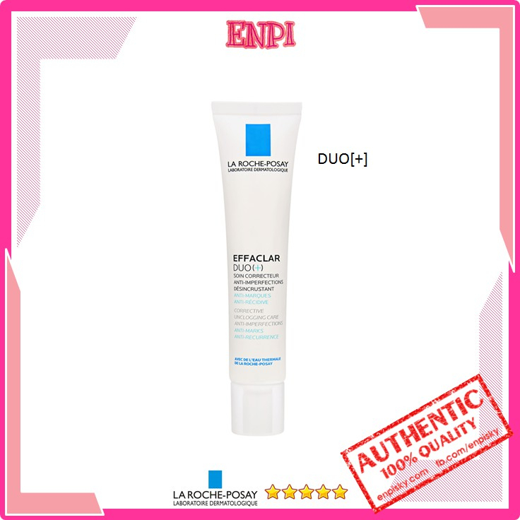Kem giảm mụn ngừa thâm Laroche Posay Effaclar Duo+ 40ml (chiba)
