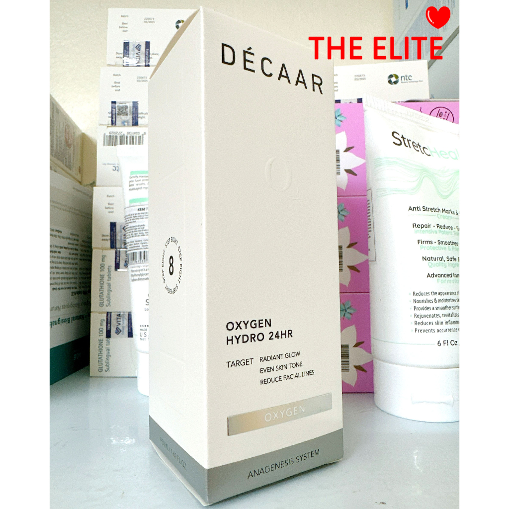Kem dưỡng ẩm phục hồi Décaar Oxygen Hydro 24hr, Gel Oxygen (50ml)