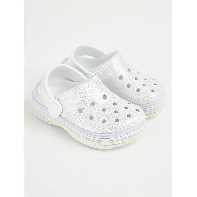 Dép sục sandal clog siêu nhẹ hồng unicorn/minnie trắng George _authentic UK