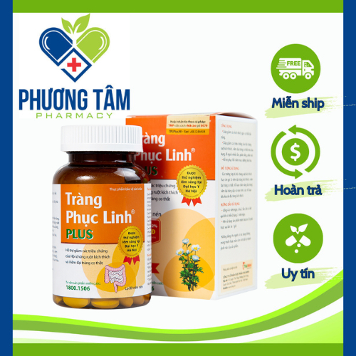 Viên uống Tràng phục linh plus (Hộp 80 viên) tăng cường sức đề kháng đường ruột, bảo vệ niêm mạc đại tràng