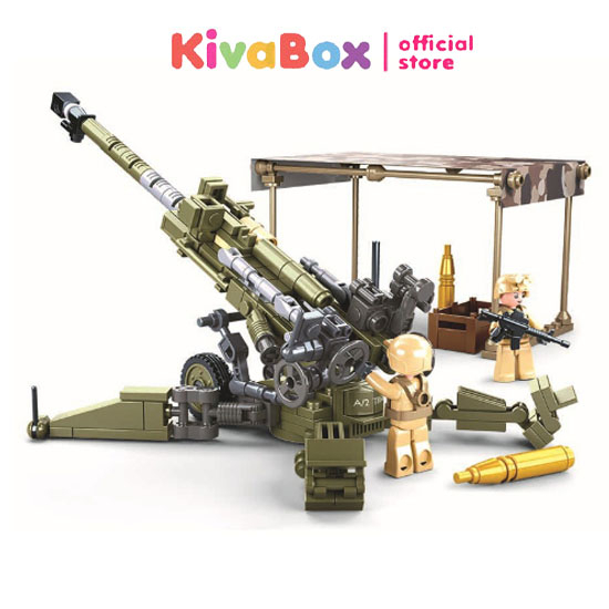 Bộ sưu tập đồ chơi mô hình lắp ráp quân sự Kivabox cho bé trai từ 4 tuổi trở lên