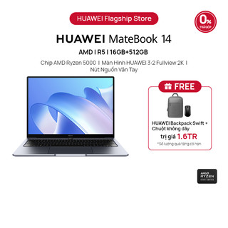 Máy Tính Xách Tay HUAWEI MateBook 14 |RAM 16GB/ROM 512GB| AMD Ryzen 5000