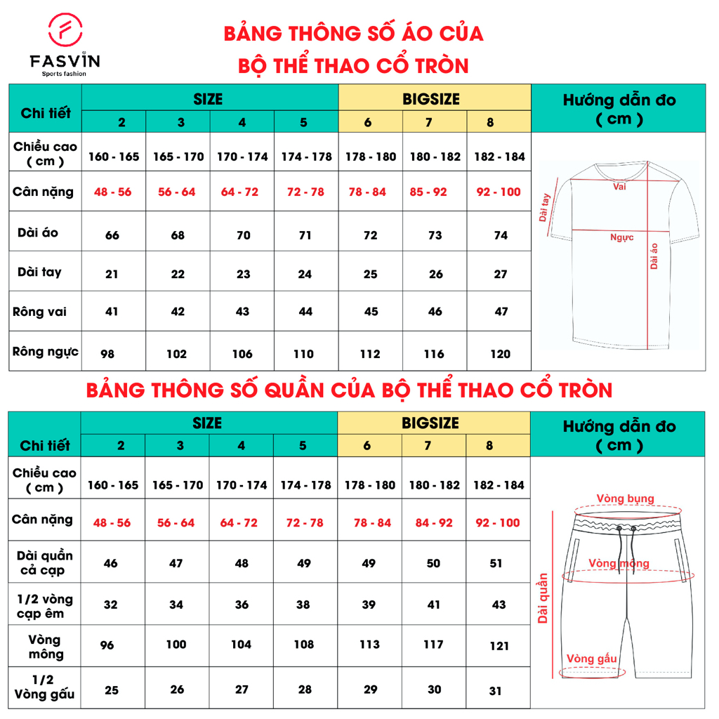 Bộ quần áo thể thao nam Fasvin AT23578.1SG cổ tròn mềm mại co giãn thoải mái hàng nhà máy