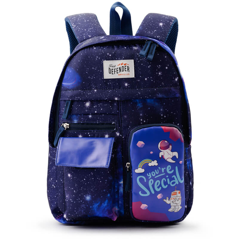 Balo học sinh Mr Vui BLTEEN917 phù hợp cho bé trai và bé gái học lớp 2-4 (39 x 28 x 12 cm)