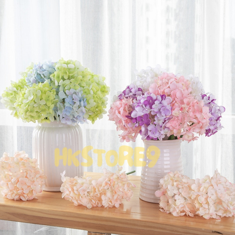 Hoa Cẩm Tú Cầu Giả Cao Cấp Trang Trí Nhà Cửa Sang Trọng Rực Rỡ, Decor Tiệc Cưới Hoa Cưới